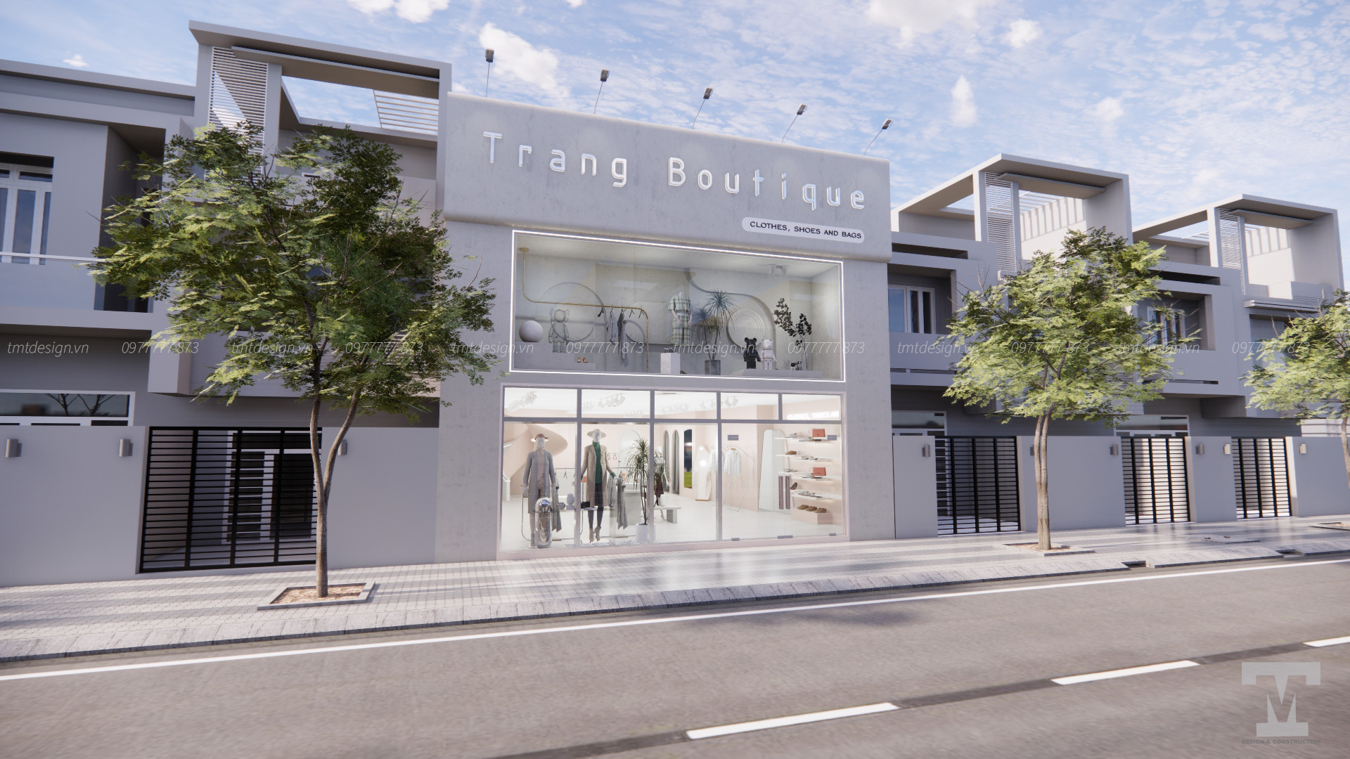 Dự Án Thiết Kế Thi Công Shop Trang Boutique