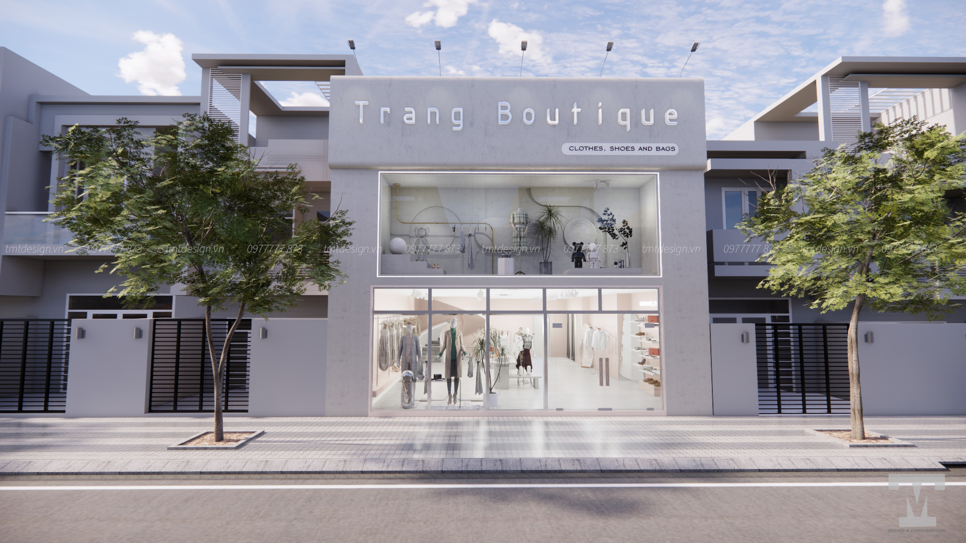 Dự Án Thiết Kế Thi Công Shop Trang Boutique