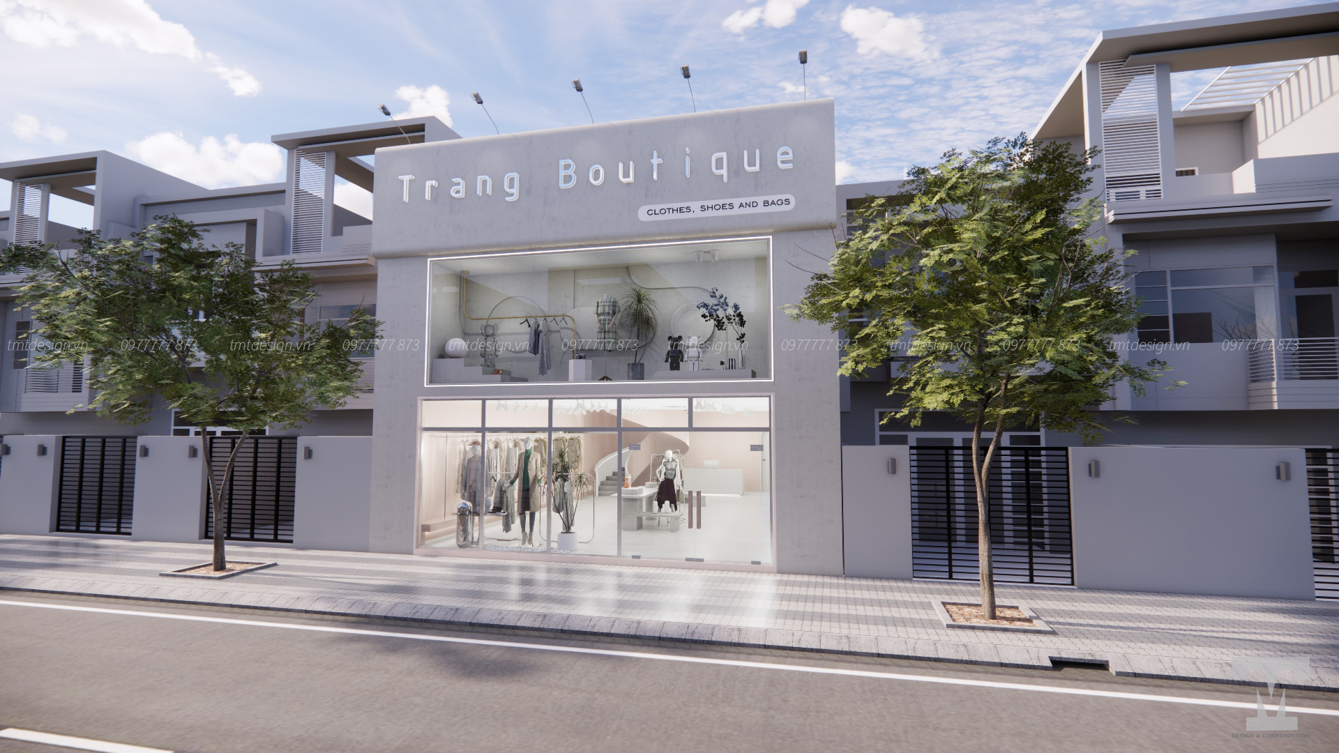 Dự Án Thiết Kế Thi Công Shop Trang Boutique