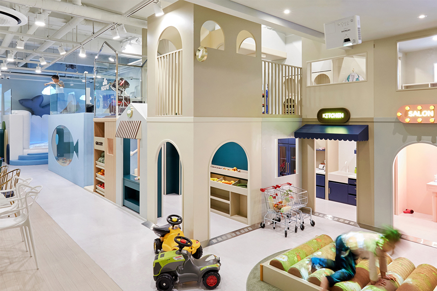 Khu hướng nghiệp không gian kids cafe