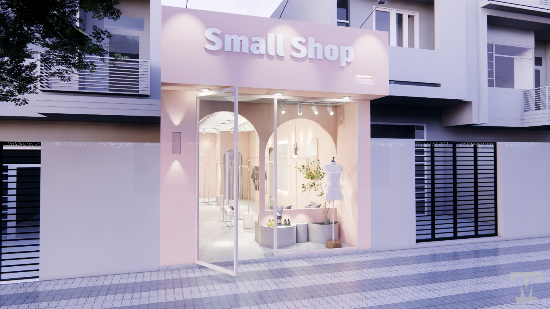 Dự Án Thiết Kế Thi Công Small Shop