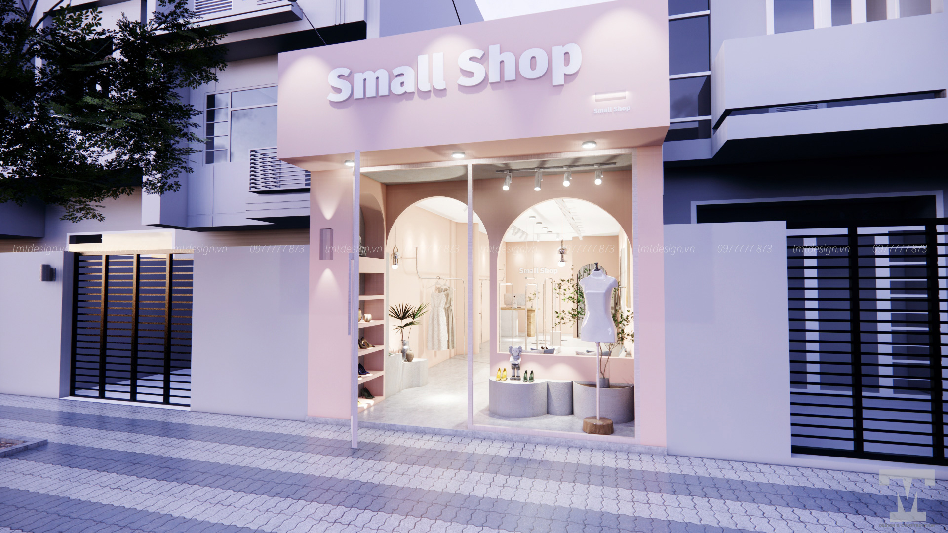 Dự Án Thiết Kế Thi Công Small Shop